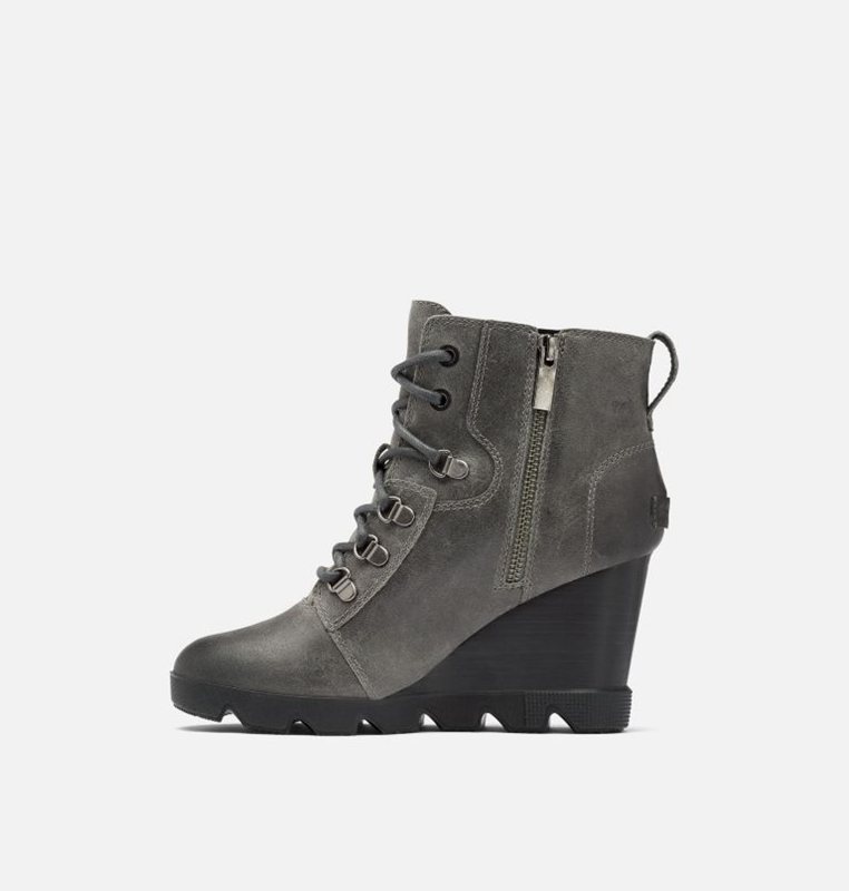 Sorel Kadın Joan Uptown™ Lace Bootie - Takozlar Koyu Gri - 561-WIRHNZ